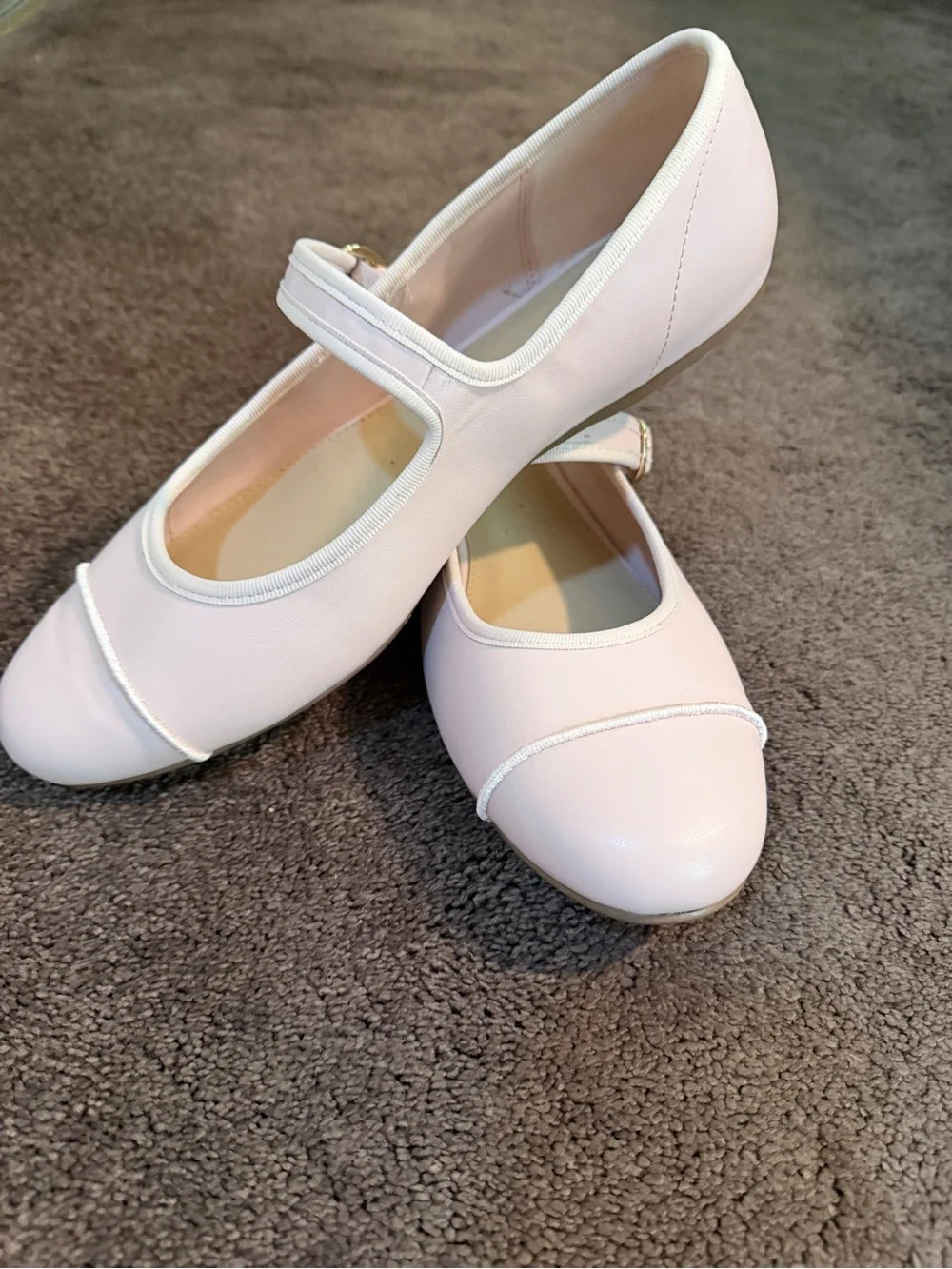 wild fable Light Pink Mary Jane Dress Shoes with Buckle Strap